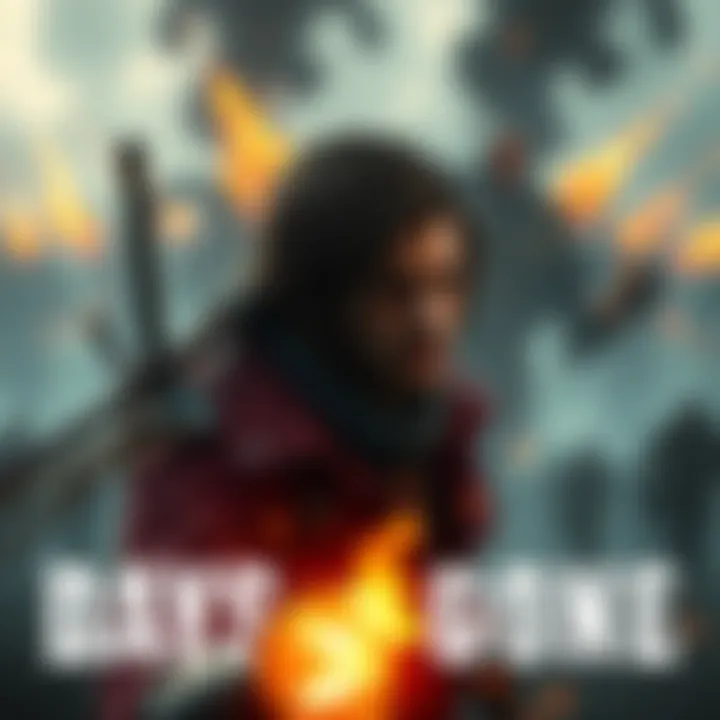 A character in Days Gone considering health upgrades while facing hordes of enemies