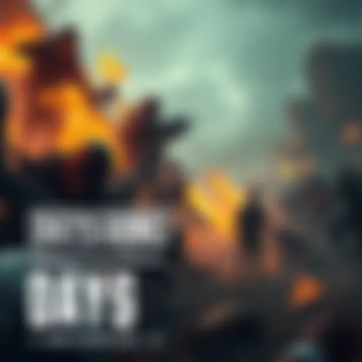 A Critical Look at Horde Mechanics in Days Gone A captivating scene depicting intense gameplay with hordes of enemies and a lone survivor battling for survival, illustrating the challenges faced in Days Gone.