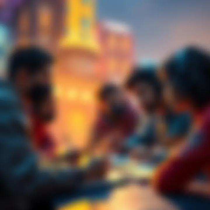 DBH Game Download Discussion A group of gamers discussing tips for completing the DBH game, with game screenshots and notes visible