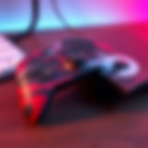 A Steam Controller and Steam Deck with dbrand skins applied, showing uneven and messy edges.