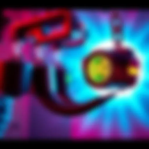 A sneak peek of the upcoming DC Snap collection with vibrant colors and creative elements hinting at future designs.