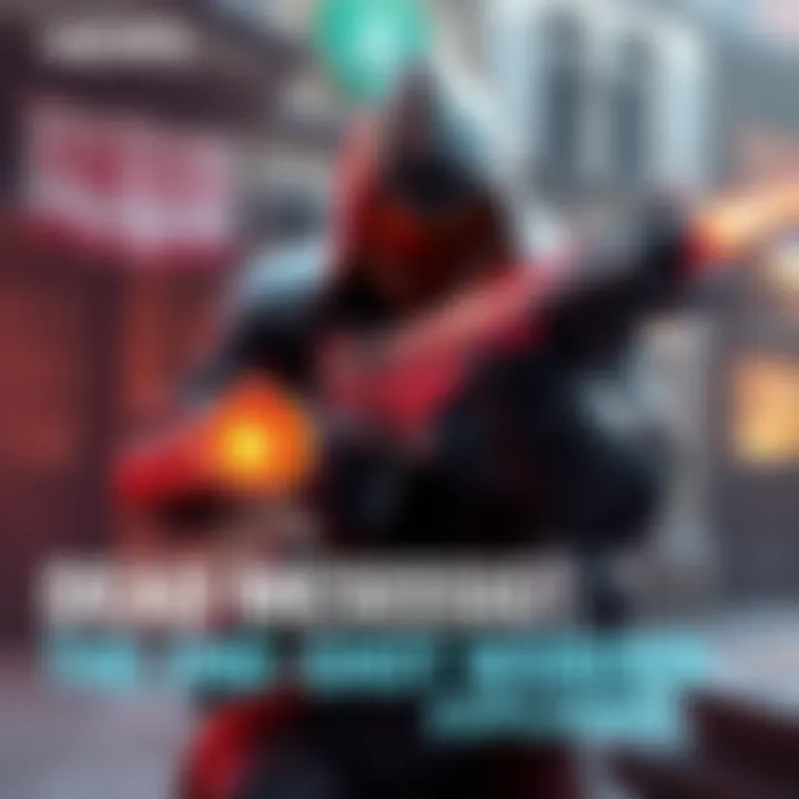 A guardian using the Dead Messenger weapon to achieve a one-shot kill in a game setting