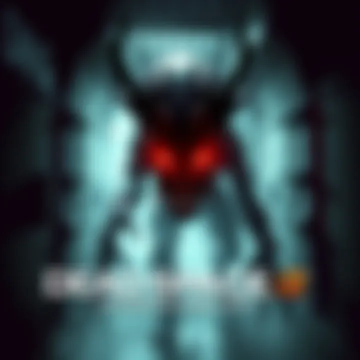 Terrifying creature from Dead Space 2 A menacing monster from Dead Space 2 lurks in a dark corridor, creating an atmosphere of fear and suspense.