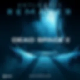 Dead Space 2 Remake Teaser A dark and eerie space environment with shadows hinting at a horror theme, representing anticipation for the Dead Space 2 remake