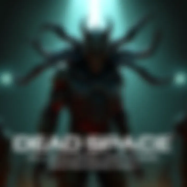 Dead Space Character Adaptation Illustration of a character from Dead Space resembling a monstrous figure, representing the controversial Pack, in a dark and eerie setting.