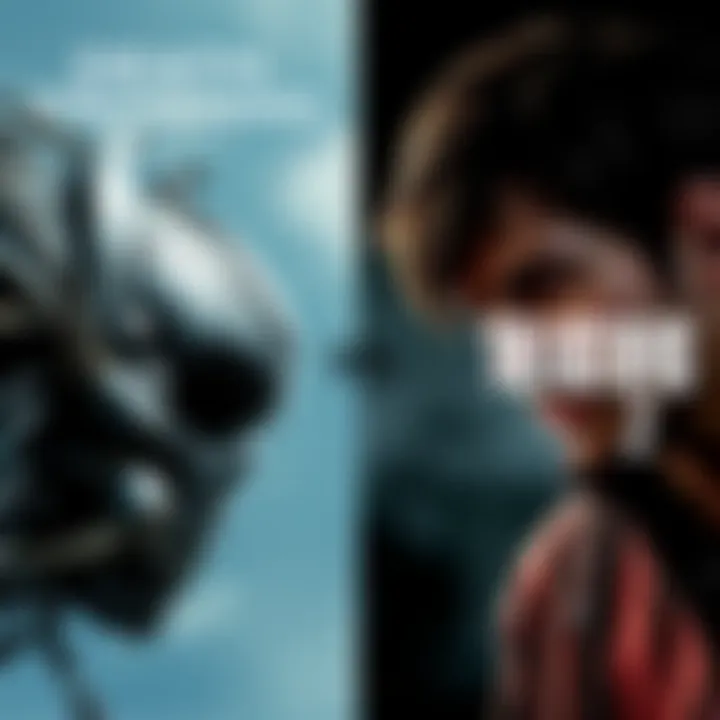 Death Stranding 2 and The Last of Us 2 Graphics Comparison Side-by-side comparison of graphics from Death Stranding 2 and The Last of Us 2 showing their visual styles and details