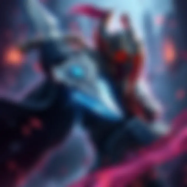 Death Knight in Action A powerful Death Knight character wielding a sword and surrounded by dark energy, showcasing impressive combat skills.