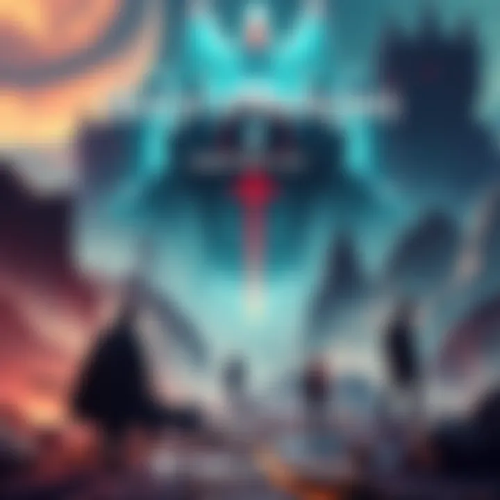 Artwork featuring characters and landscapes from Death Stranding 2 showing a futuristic world with delivery visuals