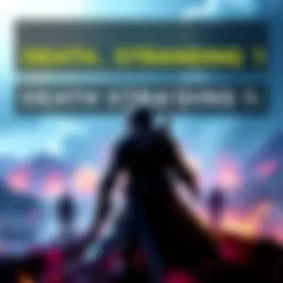 A promotional graphic showing the Death Stranding 1 game with a large discount banner and images of the main character in an action pose.