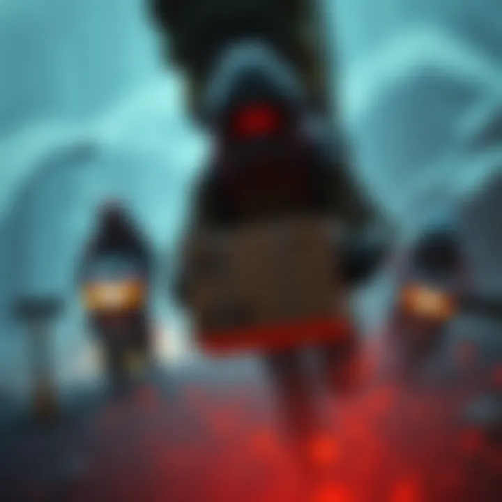 Visual representation of package delivery impacting the Death Stranding universe