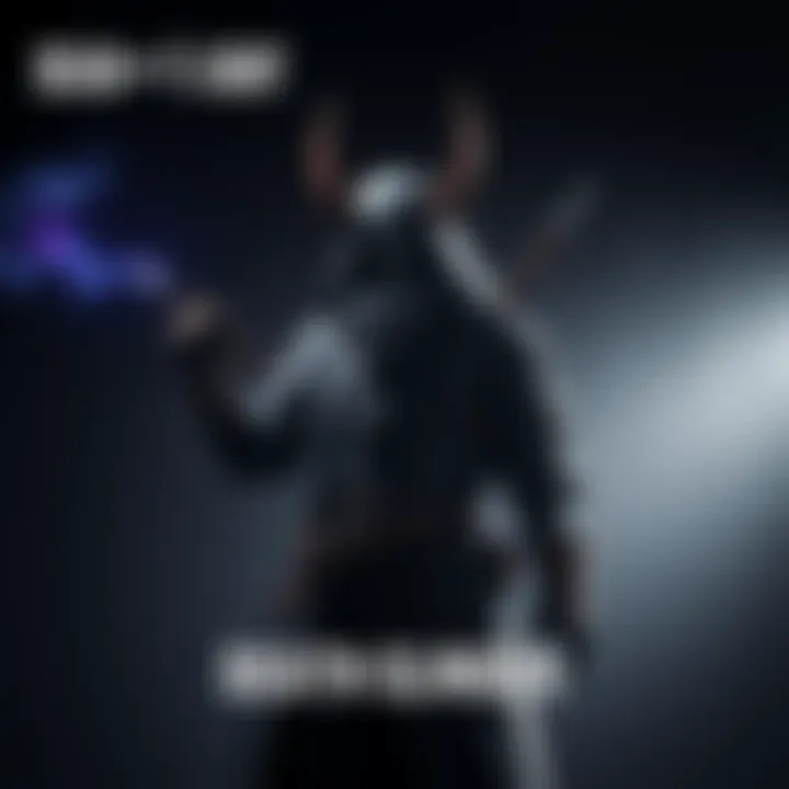 A depiction of the Deathslinger character, featuring his unique weapon and attire, set against a dark, eerie backdrop.