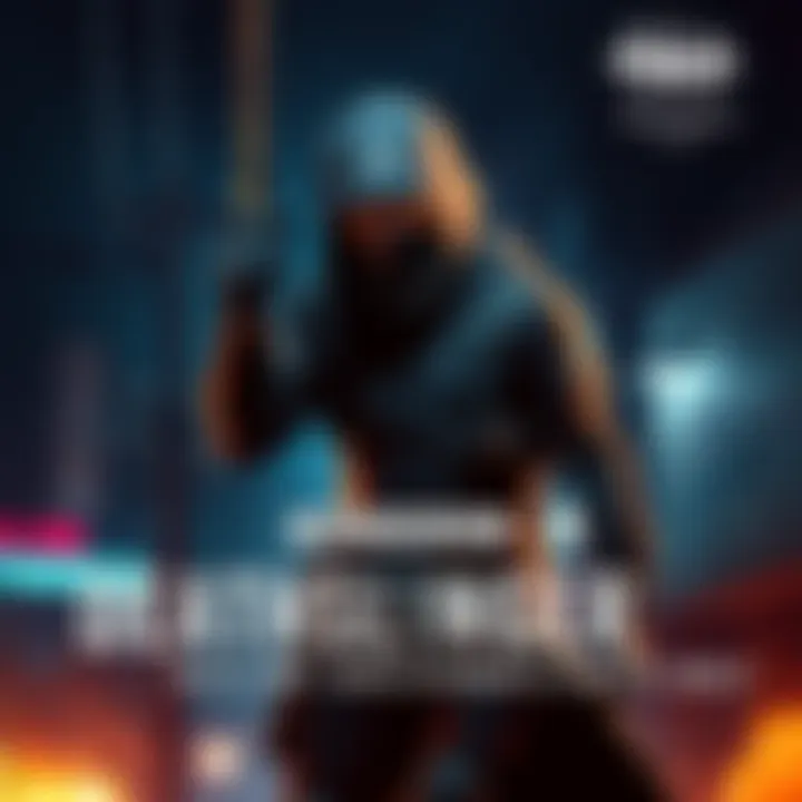 A character known as Deathslinger, armed with a weapon, standing in a dark environment from Dead by Daylight.