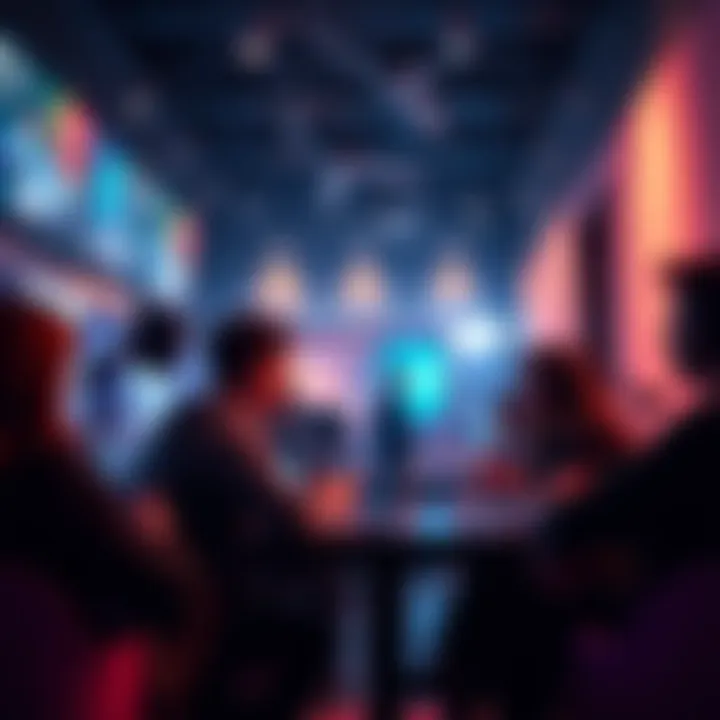 Debate on Gaming Posts People engaging in a discussion about gaming posts in a forum setting