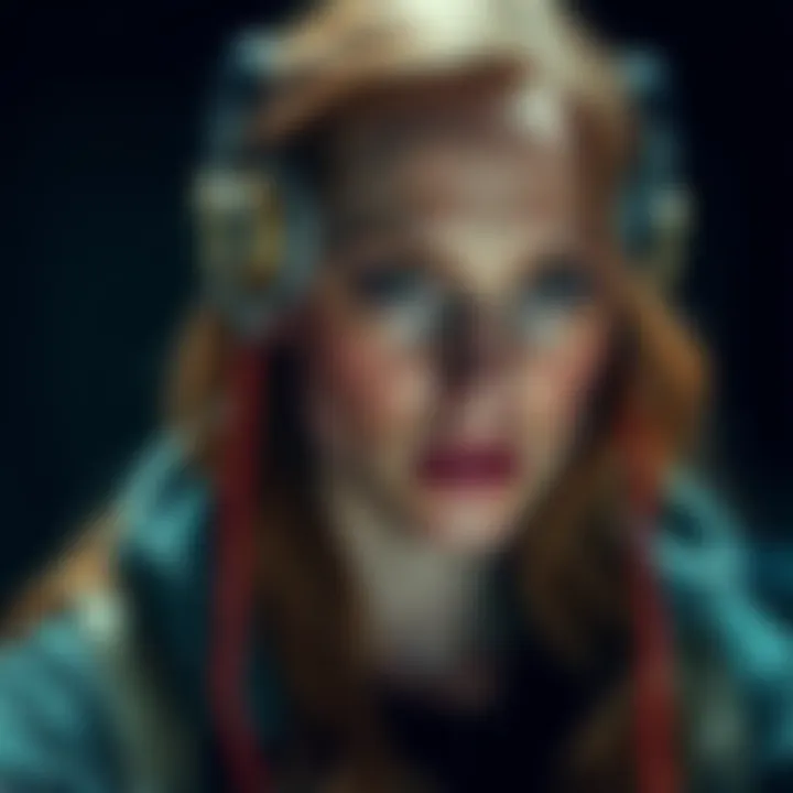 Deborah Ann Woll portraying her character in the Escape Room films, showcasing her performance style.
