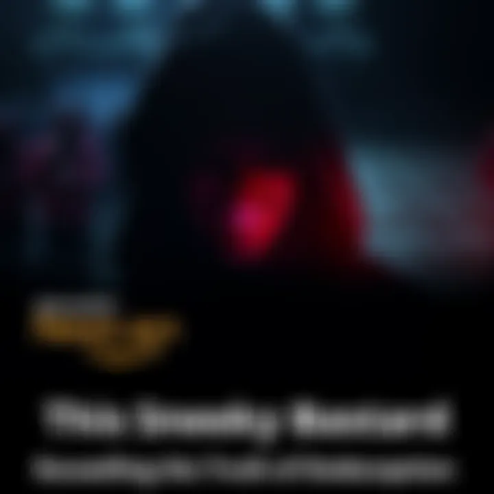 A shadowy figure with a sly smile, representing deception and hidden motives.