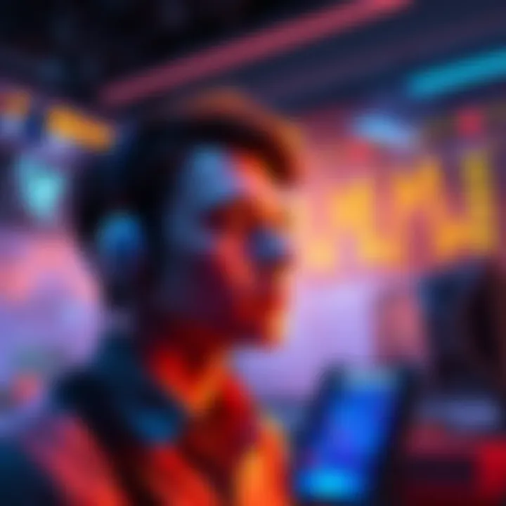 Decision on Picking Scream Person contemplating whether to choose Scream now or wait for a new system, with price tags and charts in background.