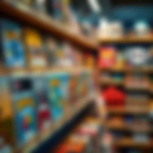 Various popular decks displayed on a store shelf, highlighting available and out-of-stock items