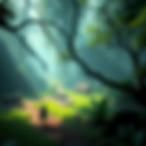 A DOTA gameplay scene showing a character in the jungle area, looking abandoned with fewer players around, illustrating the decline of the jungler role.