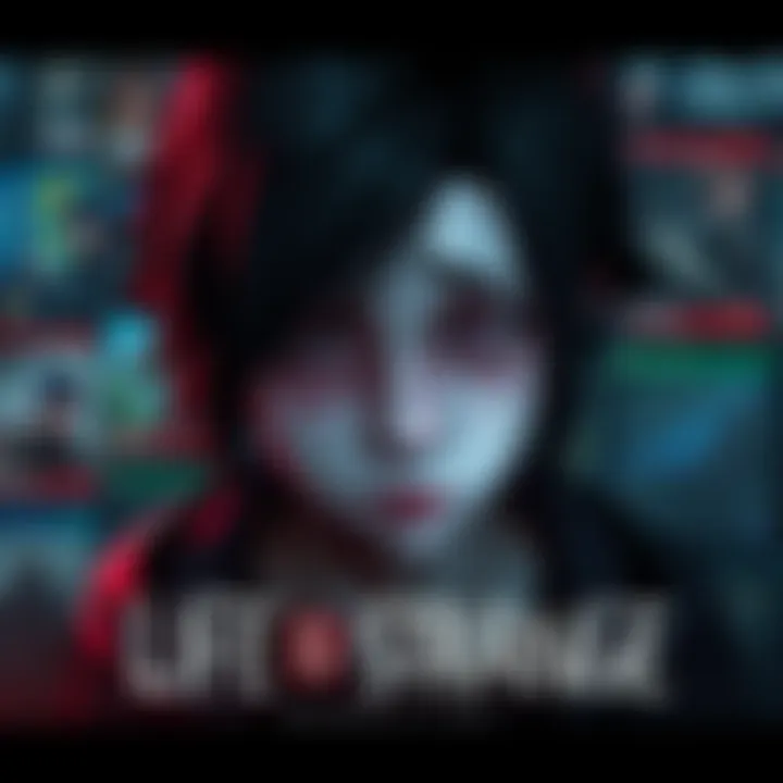 A sad character from Life is Strange looking distressed, symbolizing the decline of the franchise. The background shows cracked game covers and fading memories.