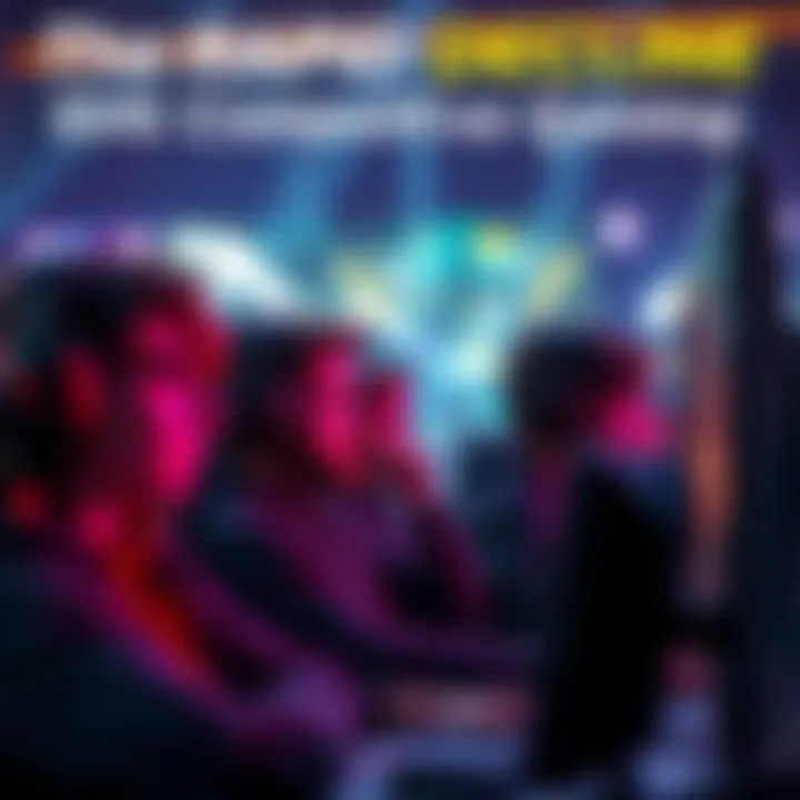 A group of gamers looking disappointed while playing a competitive 6vs6 game on their screens, showing signs of decline in engagement.