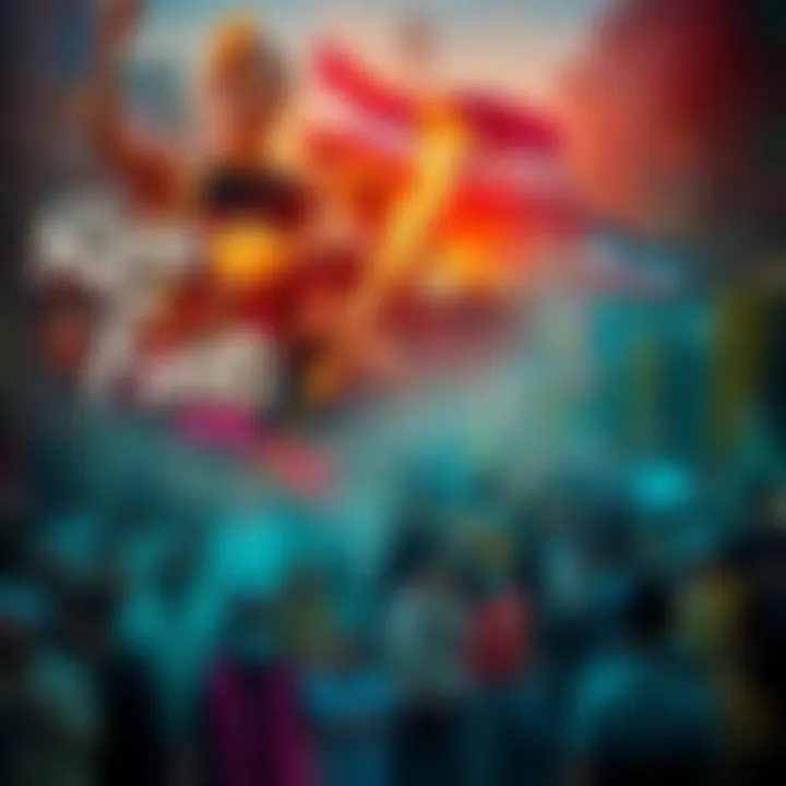A collage showing various cultural events like festivals, protests, and celebrations fading into a blurred background to represent their decreasing frequency.