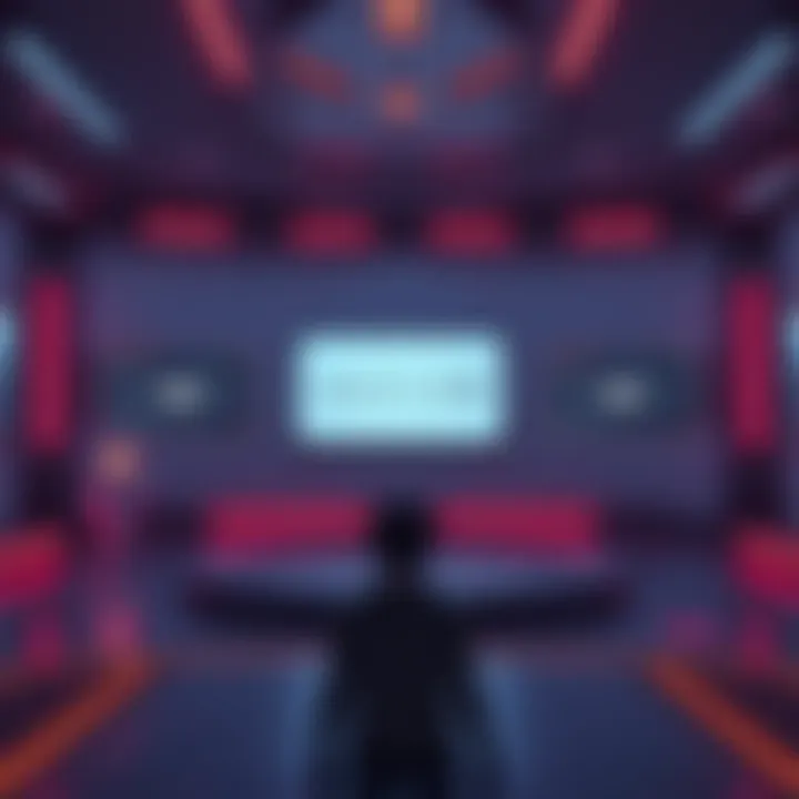 An empty gaming lobby screen showing a notification about missing Destiny content and a sad player avatar