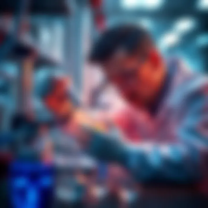 A scientist examines Default Ion samples in a lab, showcasing its unique properties and advantages.