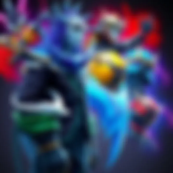 A colorful display of different Default Wylder skins, highlighting their unique designs and features.