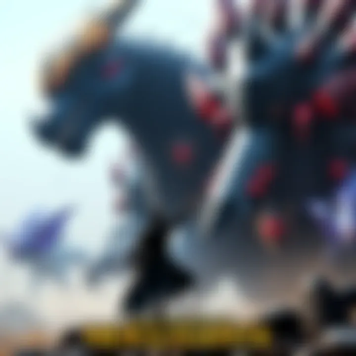 A player stands triumphantly over the defeated Nergigante, showcasing its massive body and dark scales, with armor pieces gleaming in the background.