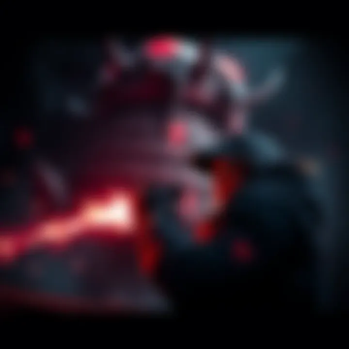 Defeating the Bloody Houndsman A gamer strategizing to defeat the Bloody Houndsman in a dark, challenging environment