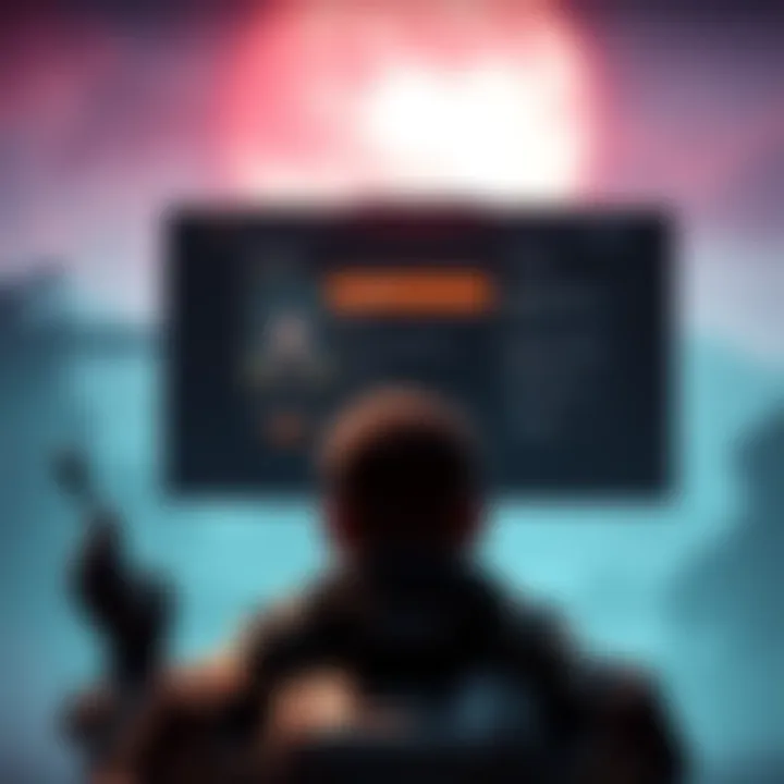 A player contemplating deleting their character in Destiny 1, showing a screen with options and a character selection menu.