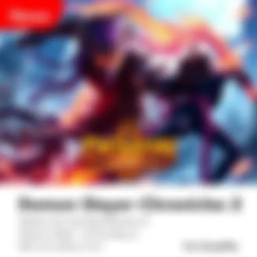 Action-packed scene from Demon Slayer - Chronicles 2 featuring characters in battle with vibrant graphics