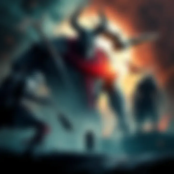 A collage featuring characters from Demon Souls and Shadow of Colossus, set against a dramatic gaming background.