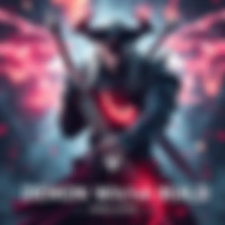 A character showcasing a Demon Witcher build, holding a dark sword and surrounded by magical energy, ready for battle in a fantasy setting.