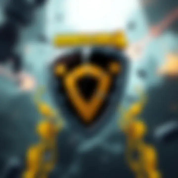 A graphic showing the Denuvo logo with a broken shield in the background, symbolizing the successful hacking of Denuvo protection in Borderlands 4.