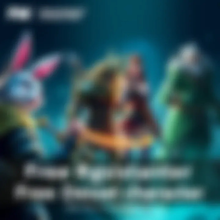 Free Descendent Characters selection Players evaluating their choices between Bunny, Ajax, Freyna, Sharon, and Enzo for better gameplay