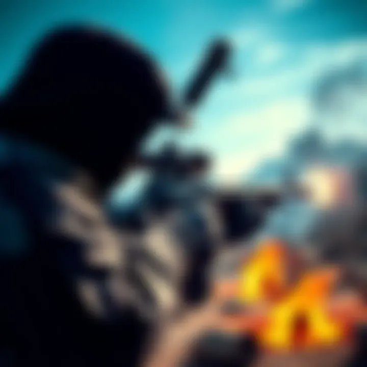 A player using the Desert Eagle sniper in a stealthy takedown in Far Cry 6