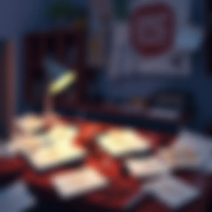 A sad scene showing a designer's desk with sketches of characters like Jonesy, Ramírez, and Penny scattered on it, symbolizing a departure after 11 years.