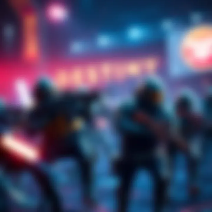 Participants in the Destiny Heavy Metal tournament competing with new weapons while celebrating AANHPI Heritage Month.