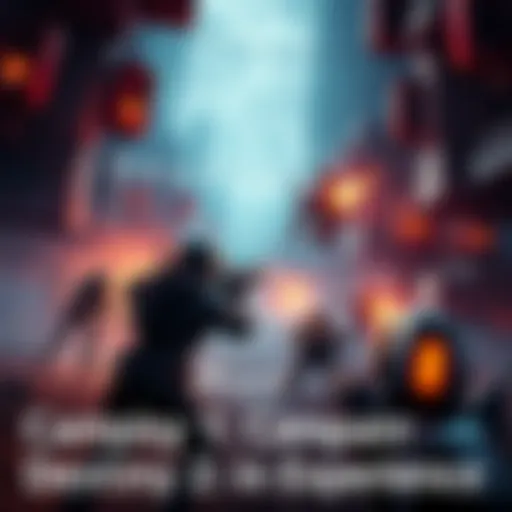 A scene showcasing a player fighting through a challenging level in Destiny 1, highlighting action and strategy in the game.