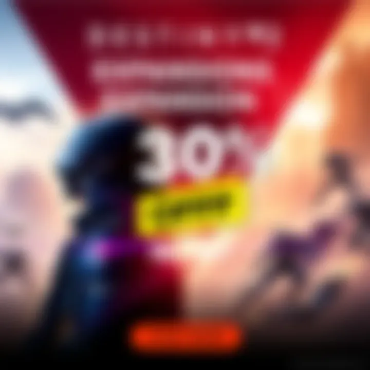 Promotional image showing Destiny 2 expansion on sale with 30% off graphic