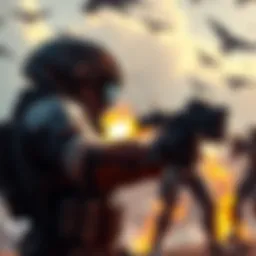 A player in Destiny 2 showcasing an unusually high damage output, surrounded by in-game action, illustrating the game-breaking bug