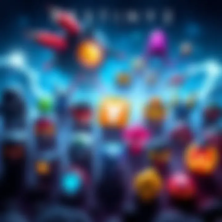 A collection of vibrant desktop icons inspired by Destiny 2 characters and themes, showcasing various designs for gamers.