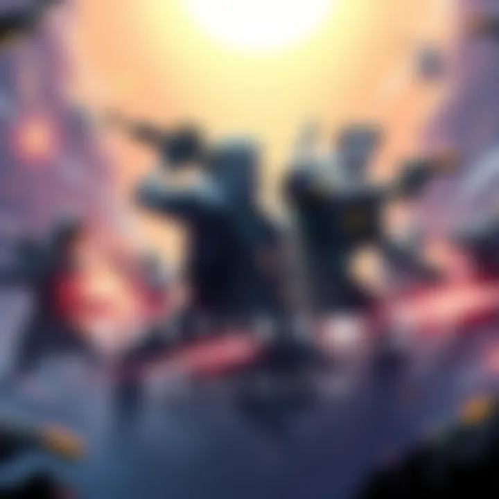 Cover illustration showing Destiny 2 characters engaged in battle, featuring new weapons and a vibrant game environment