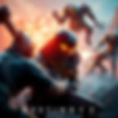 A player character in Destiny 2 engages in combat, showcasing balanced difficulty with engaging enemies and a vibrant environment.