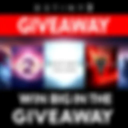 Graphic showing Destiny 2 expansions including Final Shape, Lightfall, and Witch Queen with giveaway text