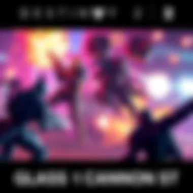 A vibrant scene from Destiny 2 showing intense combat with high damage effects, featuring characters using powerful weapons and abilities against enemies, capturing the essence of a glass cannon gamep...