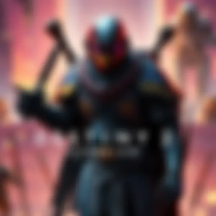 Destiny 2 Guardian in Action A Destiny 2 Guardian character stands ready for battle in a vibrant game environment, showcasing their unique armor and weapons.