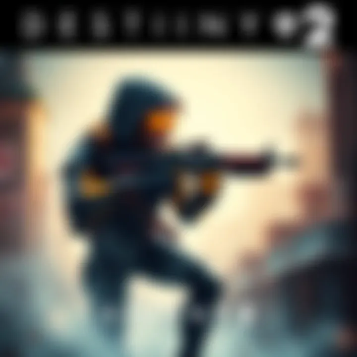 A player in Destiny 2 holding a single gun, showcasing the new gameplay style with a nostalgic vibe.