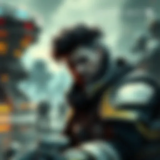 A Destiny 2 player showing frustration during a PVP match, with a game interface displaying defeat. The setting is a futuristic battlefield.